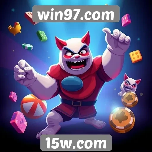 Opções de jogos disponíveis na plataforma win97.com